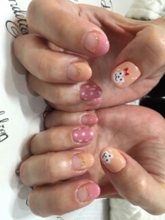 ネイルカタログ おサルさんネイル ネイルサロン Dandelion 沖縄県 浦添 宜野湾 北中城のネイルサロンの検索 予約はナチュラルビューティ